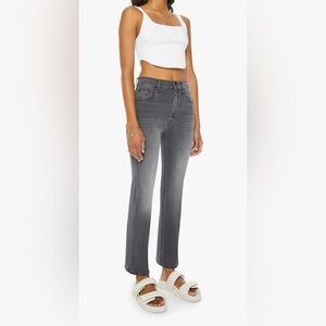 Mother Tripping Ankle Jeans in Grey Wash Size 6